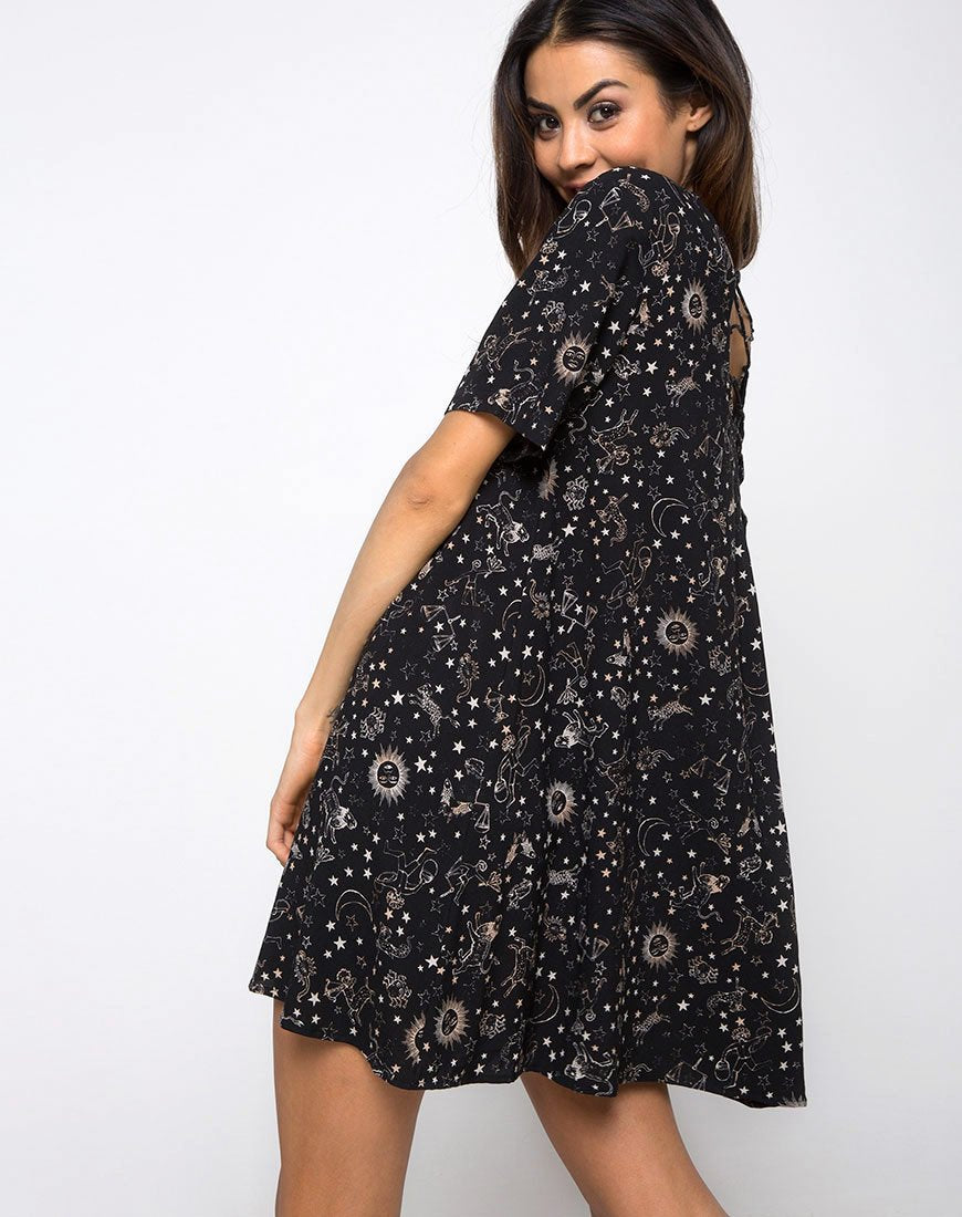Image de Sasena Swing Dress in Astro Black