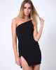 Image of Satchel Bodycon Dress in Black