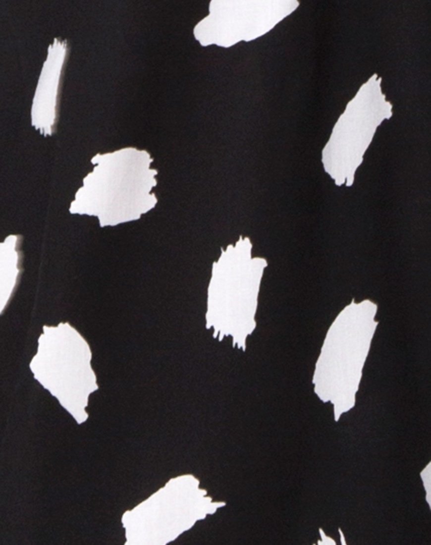 Image de Satha Midi Skirt in Diana Dot Black