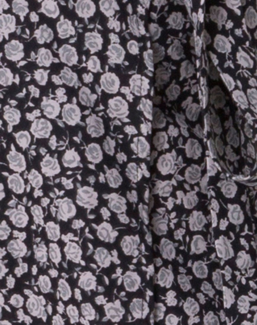 Image de la jupe Satha, Ditsy Rose Black