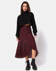 Image de la jupe Satha en Dotty Rose Noir