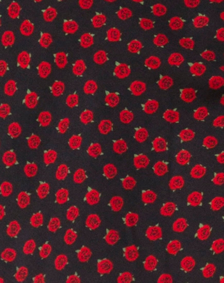 Image de la jupe Satha en Dotty Rose Noir
