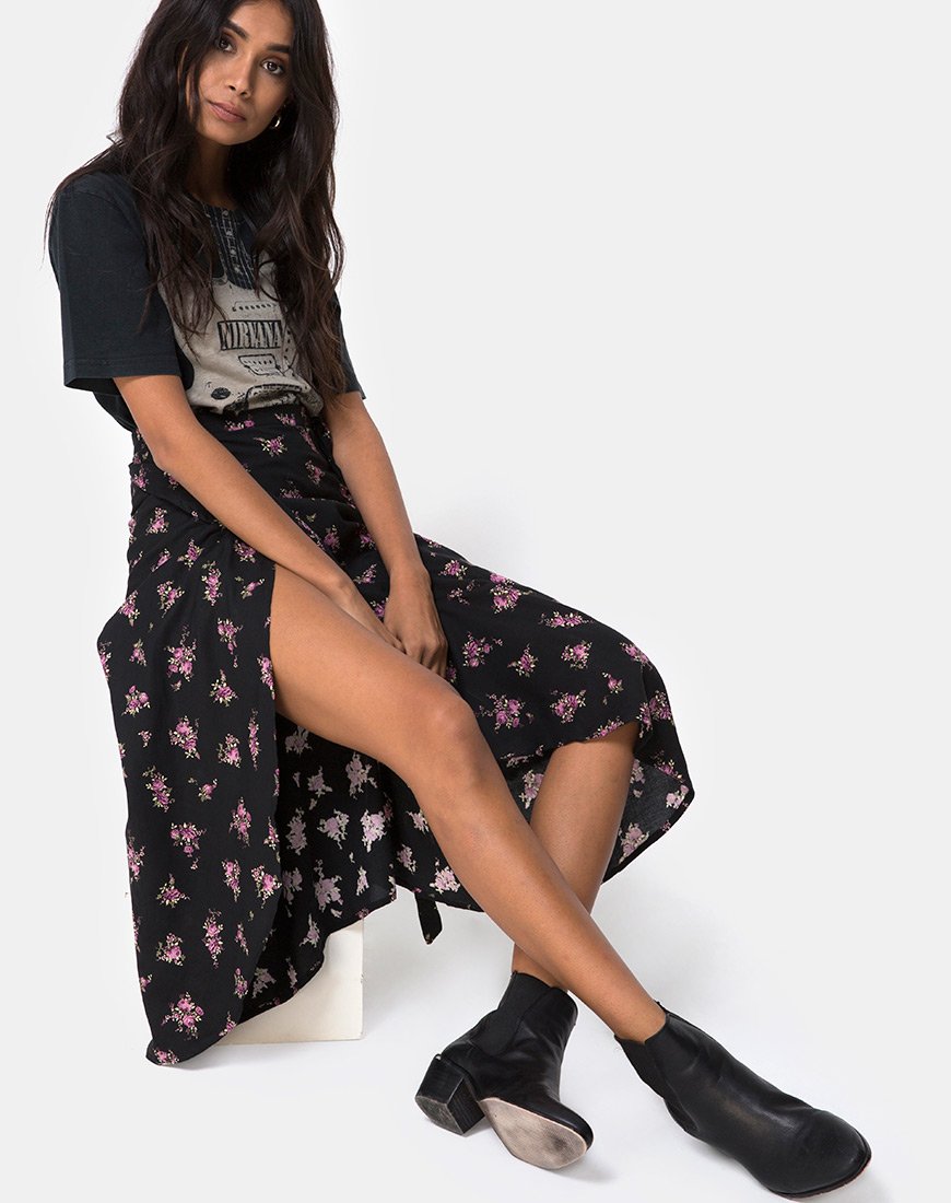 Jupe Satha, Sohey Rose Black