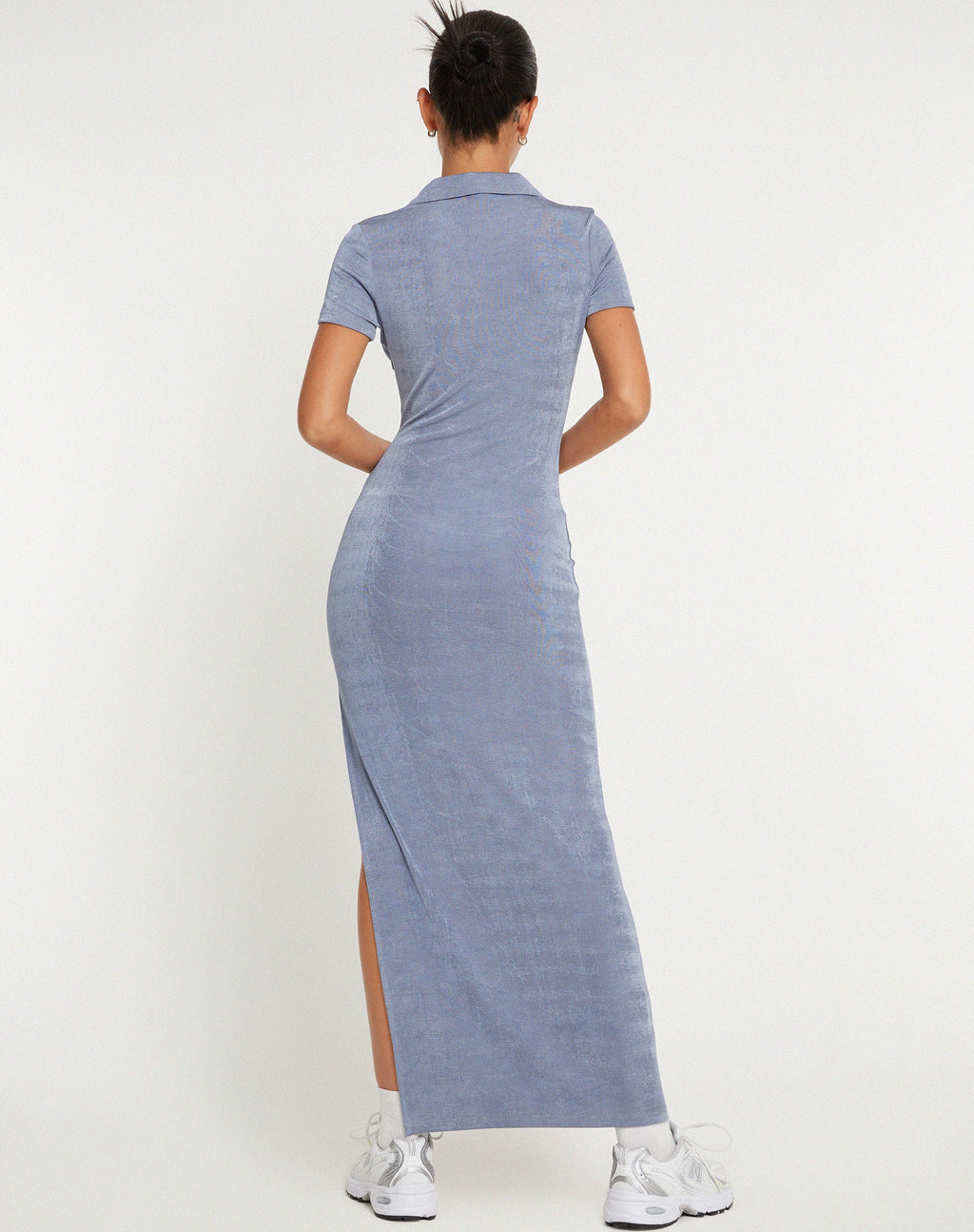 Robe longue Savita en ardoise