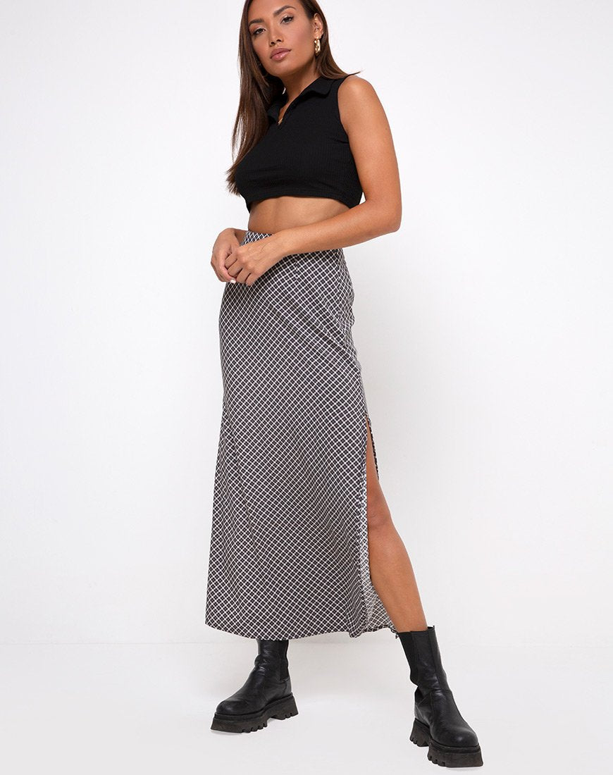 Image de la jupe Sayan dans Check It Out Black