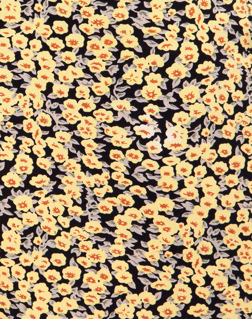 Image de la jupe Sayan en Mini Bloom Jaune