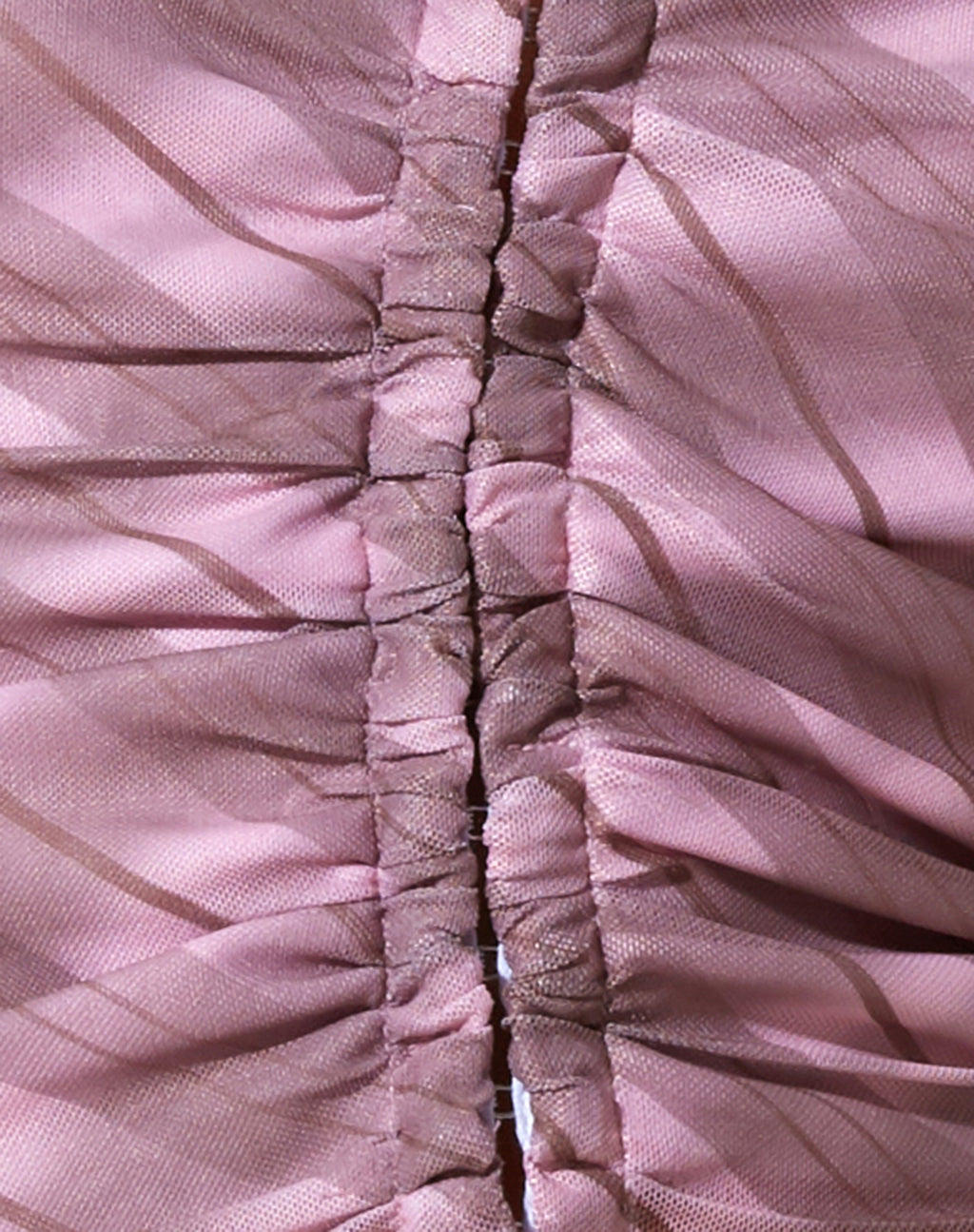 Wesley Crop Top in Pink Blurred Check (Top court à carreaux flous)