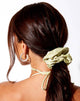 Image du chouchou en croco vert