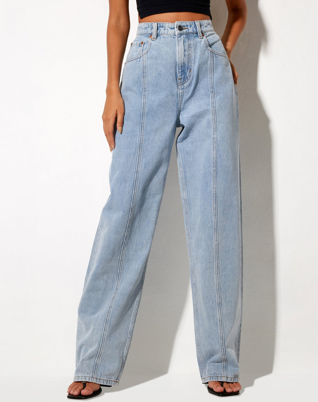 Jeans Seam Parallel en Light Wash Blue