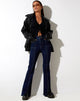 Image de Seam Split Jeans in Indigo Blue