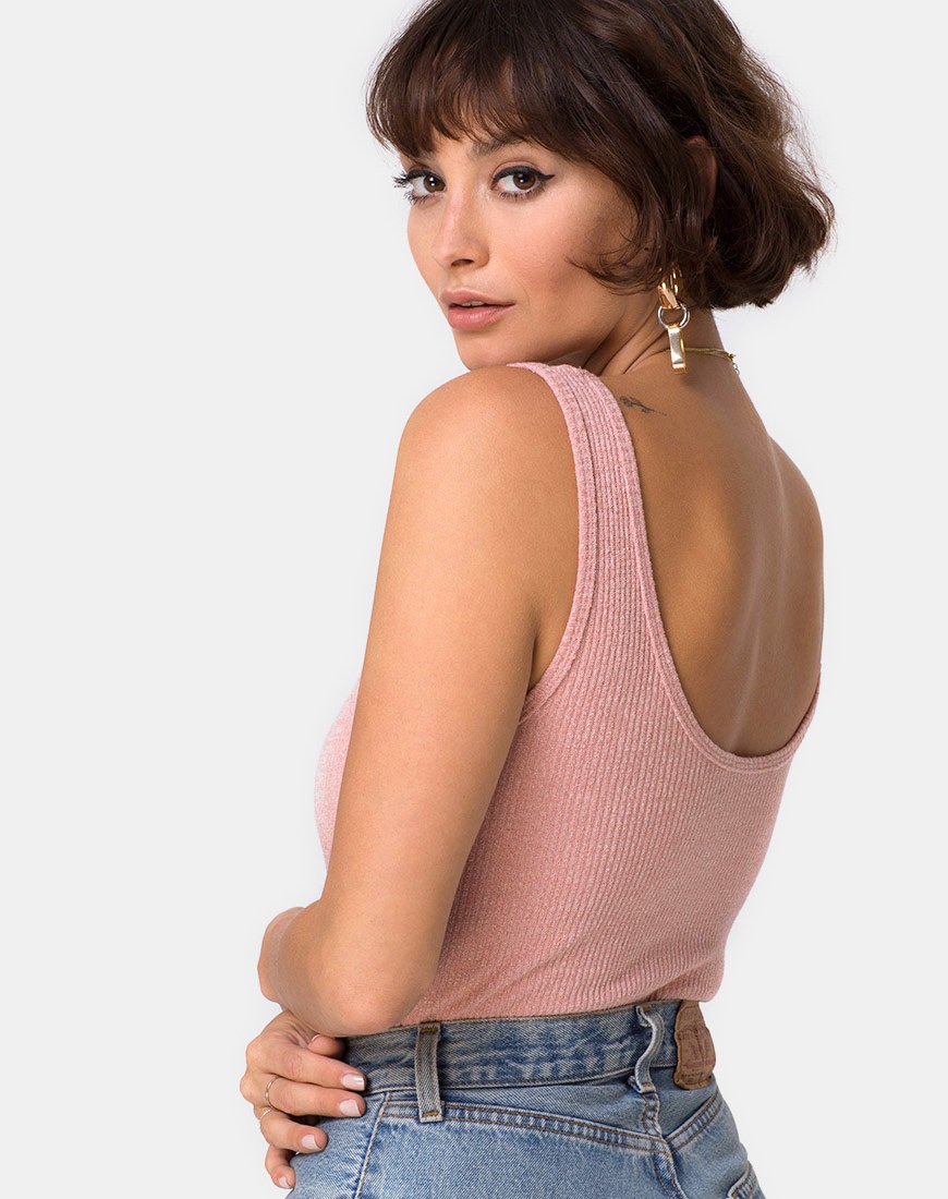 Image de Segina Bodice in Knit Crinkle Rib Pink