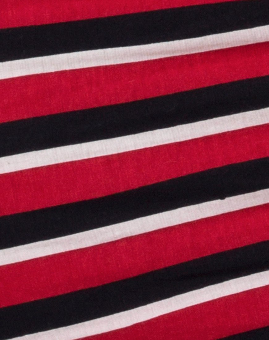 Image of Selah Bodycon Dress in Sunset Stripe Horizontal
