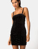 Image de Selah Bodycon Dress in Diamante Black