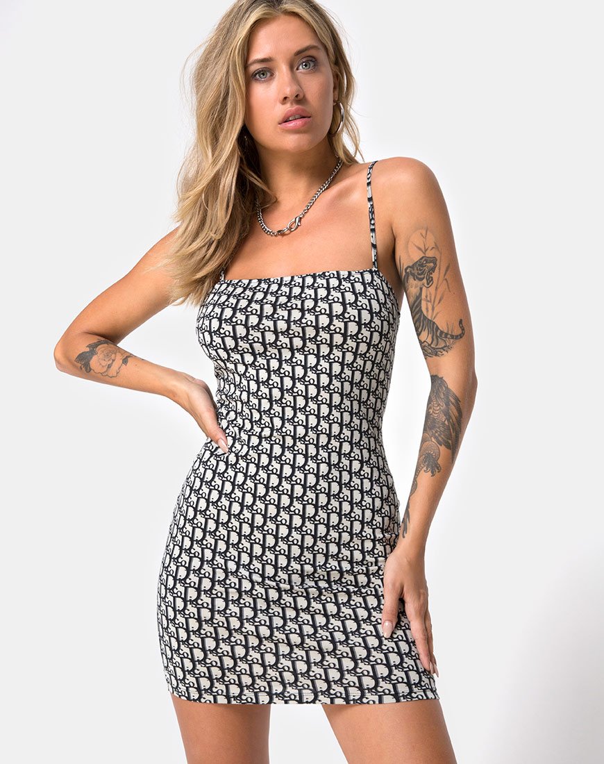 Image de Selah Bodycon Dress in Blue Disco