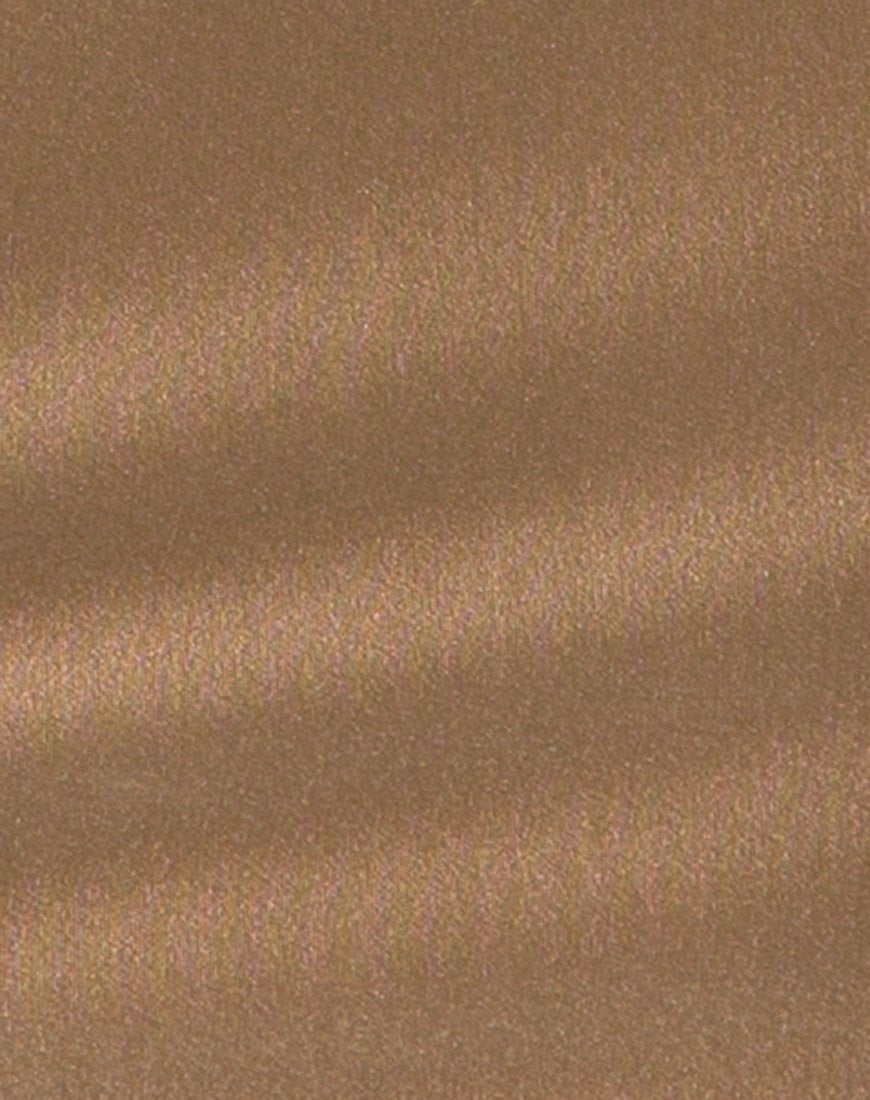 Image de Selah Bodycon Dress in Nylon Gold