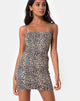 Image de Selah Bodycon Dress in Rar Leopard Brown