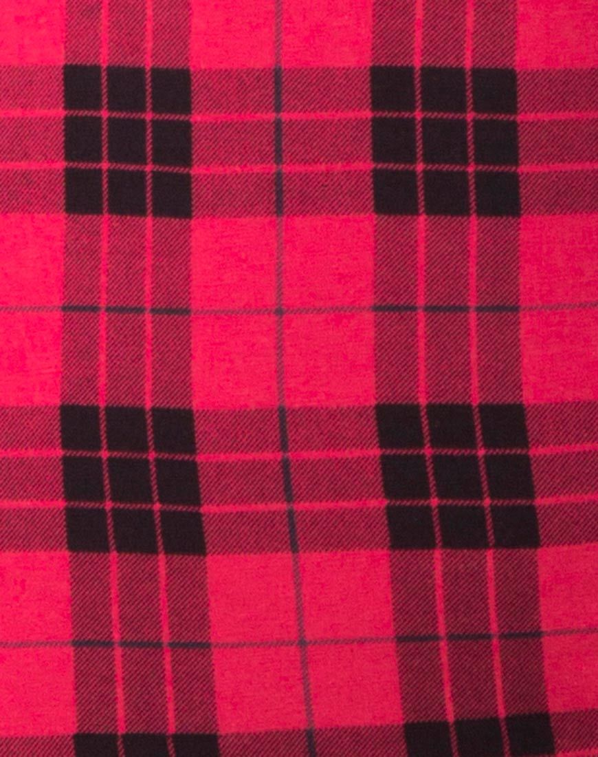 Image de Selah Dress in Winter Plaid Red / Black