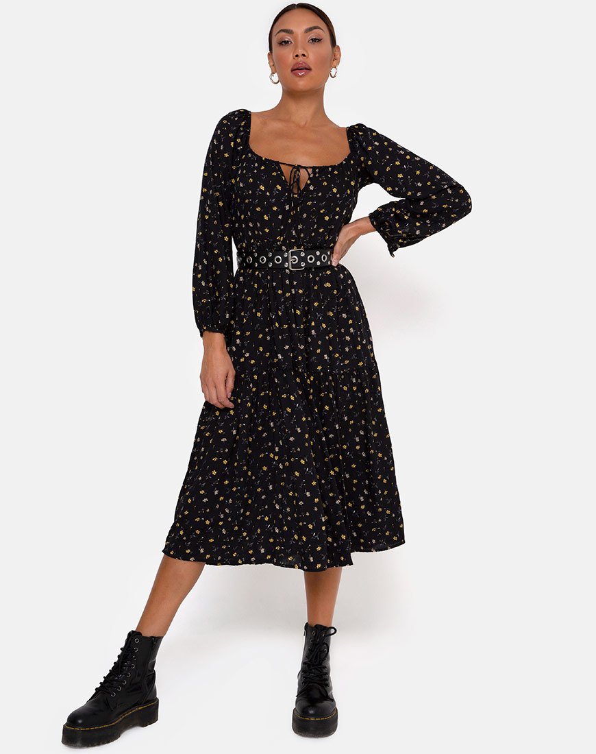 Image de la robe Senora en Pretty Petal Black