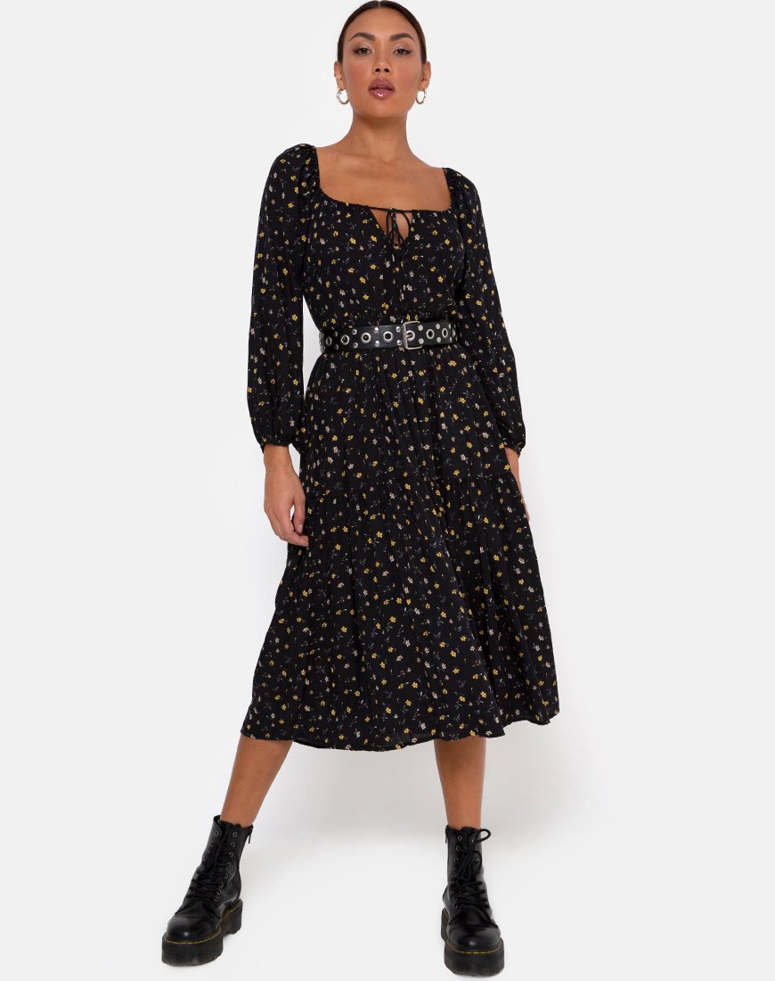 Robe Senora en Pretty Petal Black