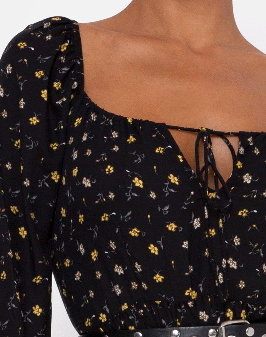 Image de la robe Senora en Pretty Petal Black