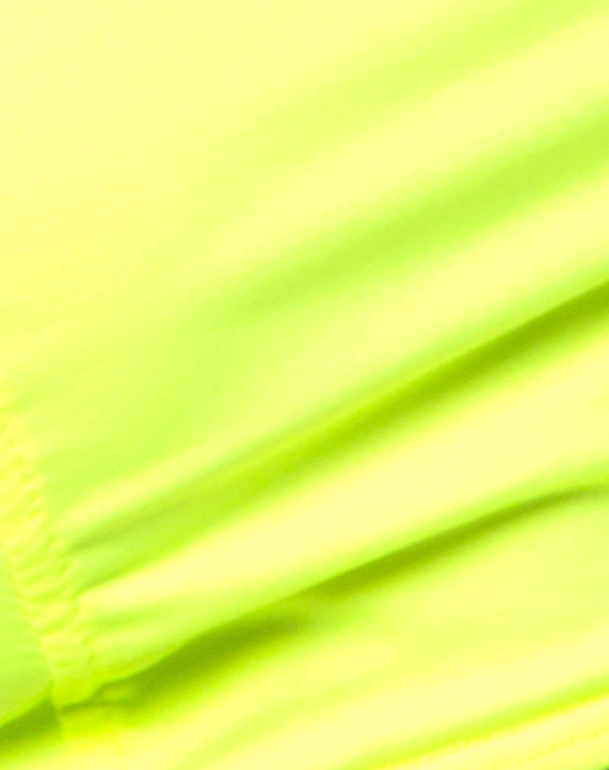 Image de Shani Crop Top in Neon Yellow
