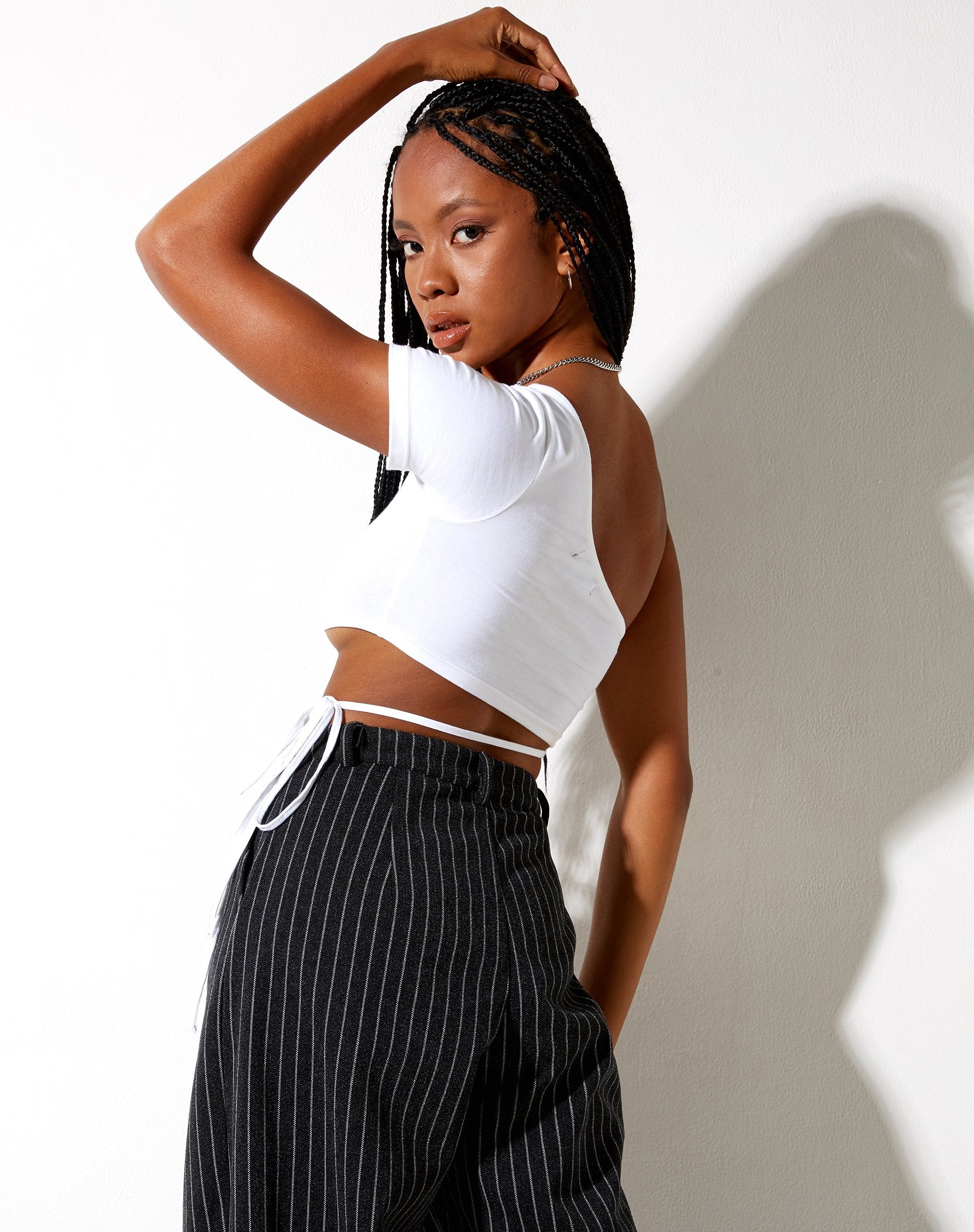 Image de Shanon Crop Top in White