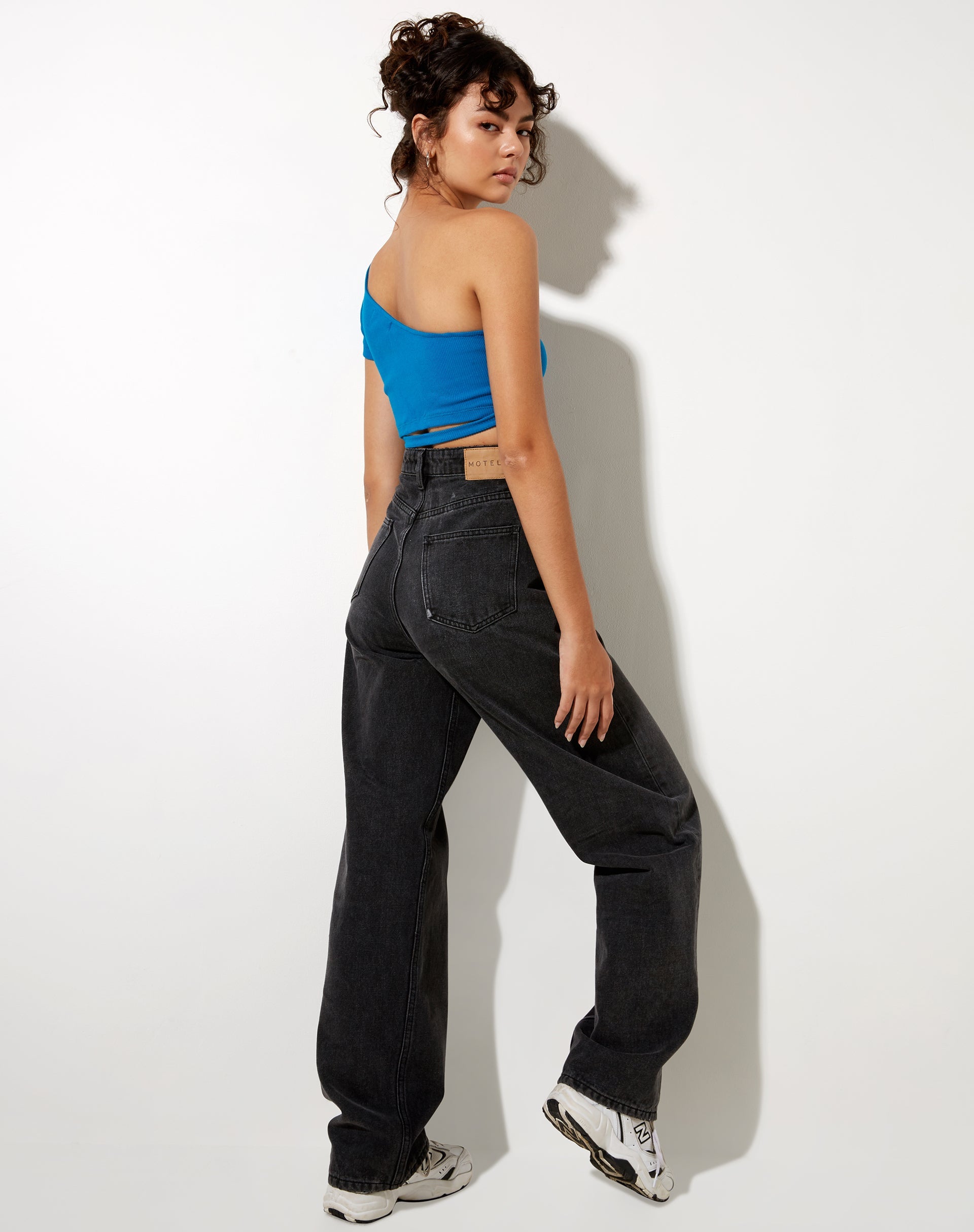 Image de Shanon Crop Top in Rib Aqua