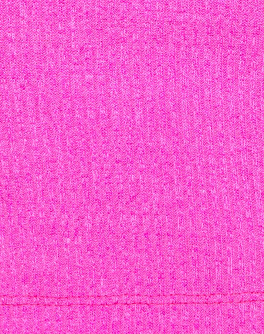 Image de Sharma Crop Top en tricot Crink Hot Pink