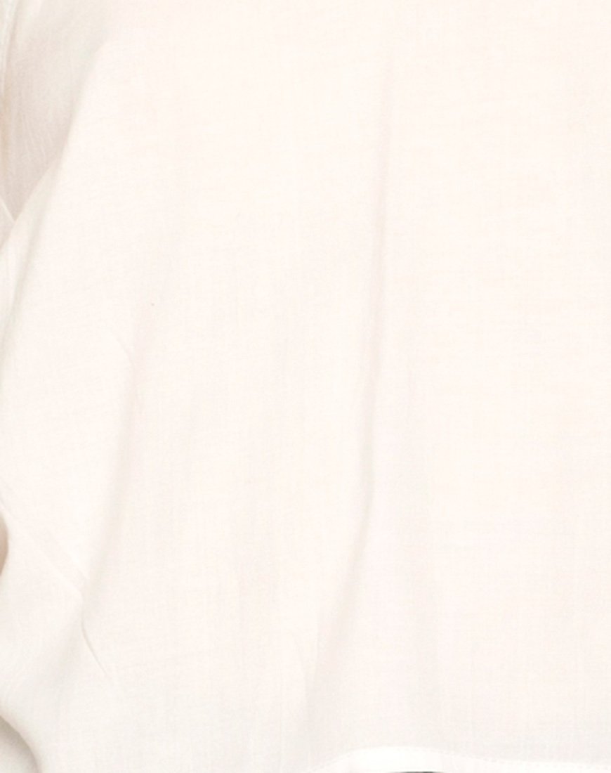 Image de Shea Halter Swing Crop Top in White