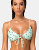 Image de Bikini Shell Top en Ditsy Petal Pastel Lime