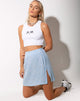 Image de la mini-jupe Sheny, Ditsy Rose Blue