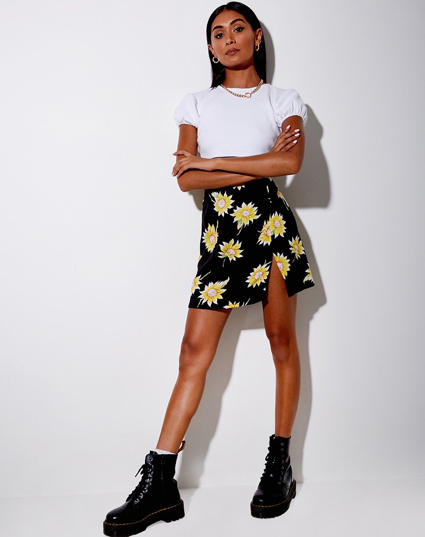 Image de la mini-jupe Sheny Sunny Days Black