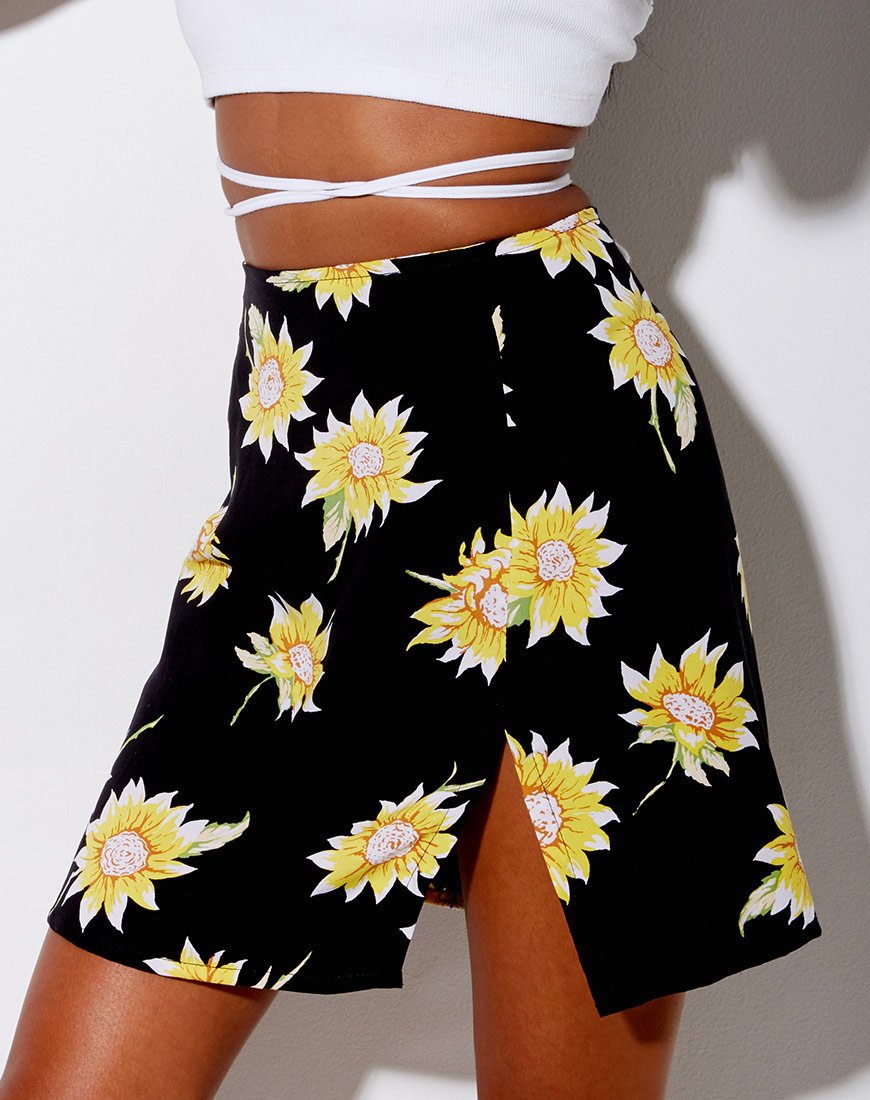 Image de la mini-jupe Sheny Sunny Days Black