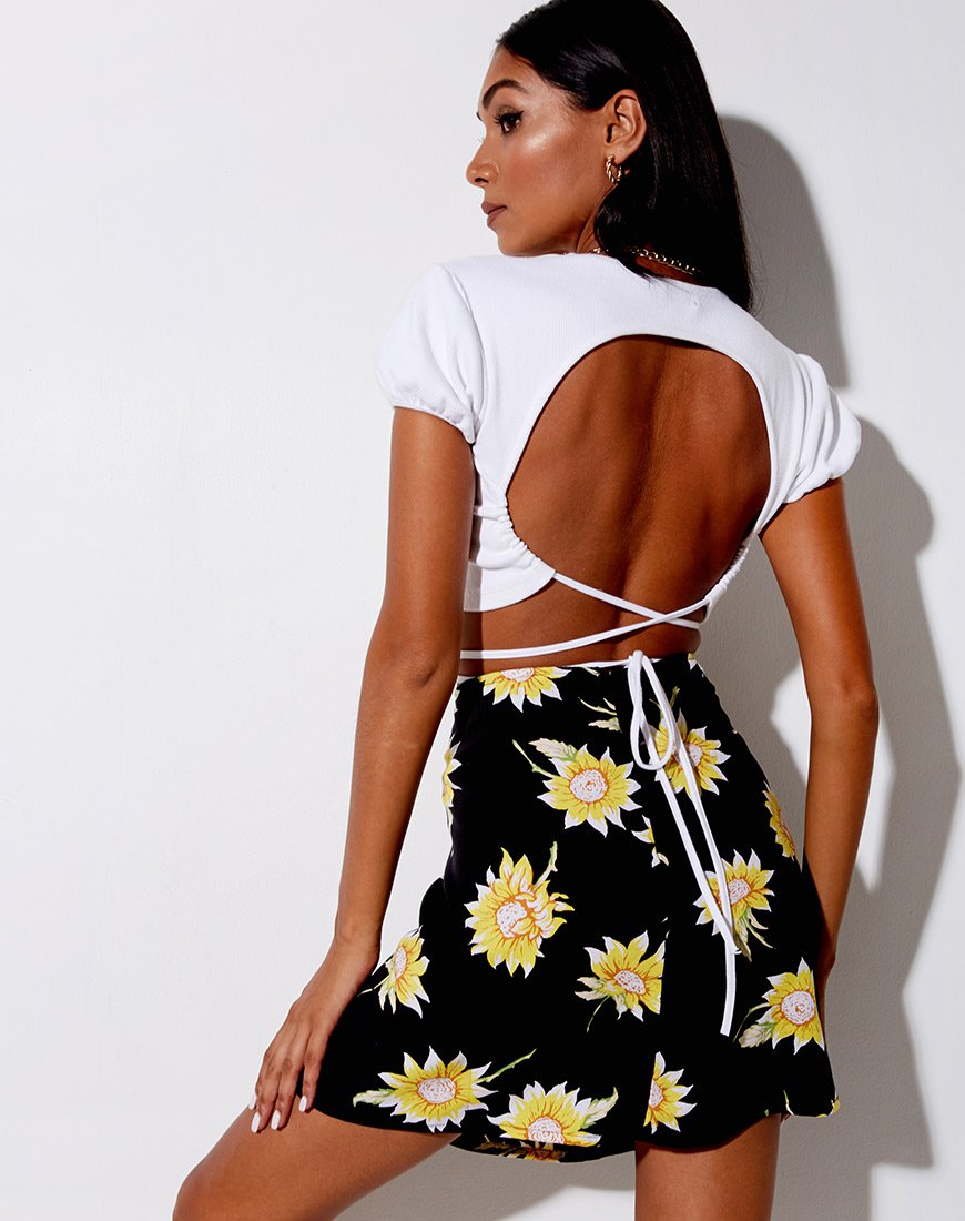 Image de la mini-jupe Sheny Sunny Days Black
