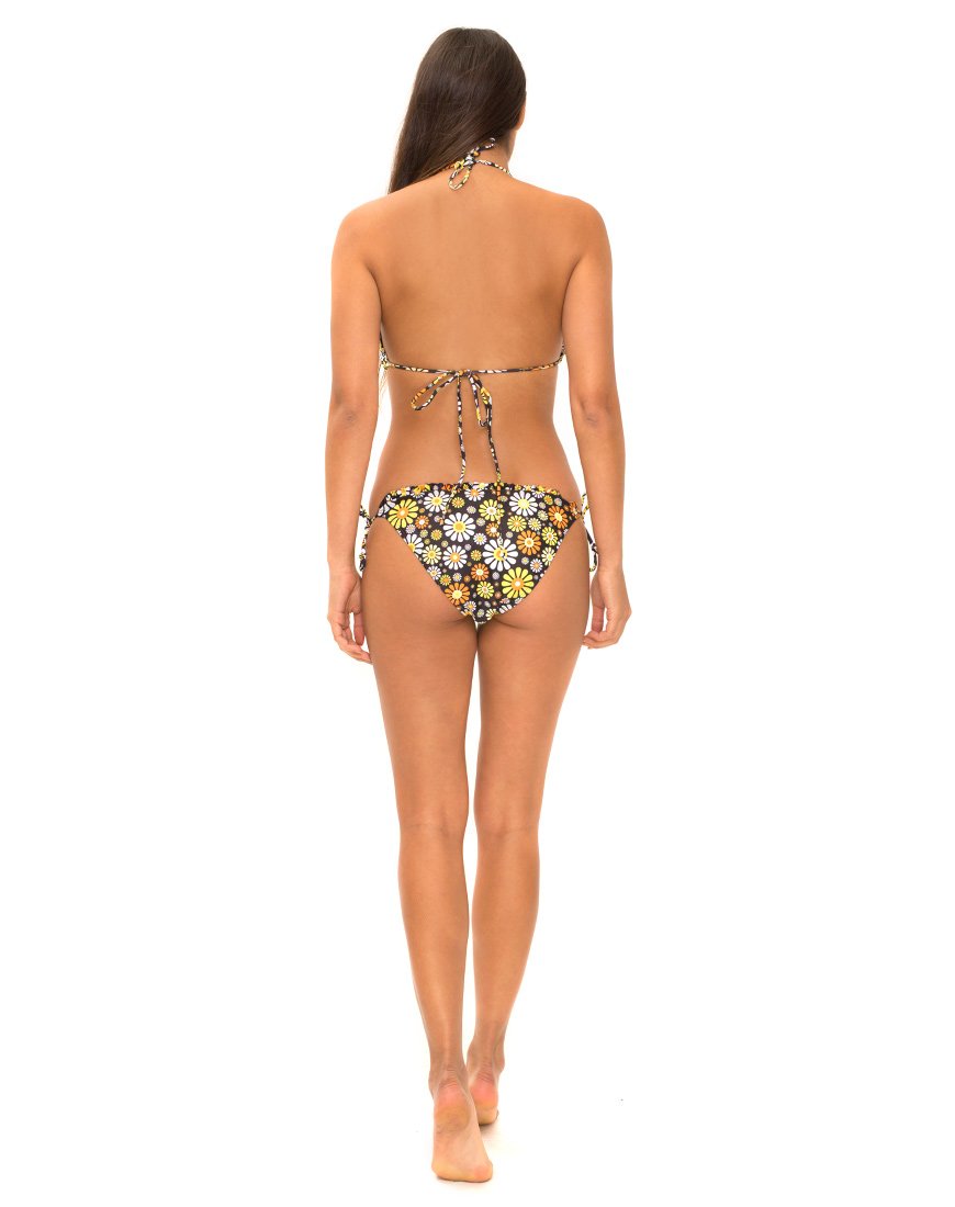 Image of Sherbet Tie Triangle Bikini Bottoms in Groovy