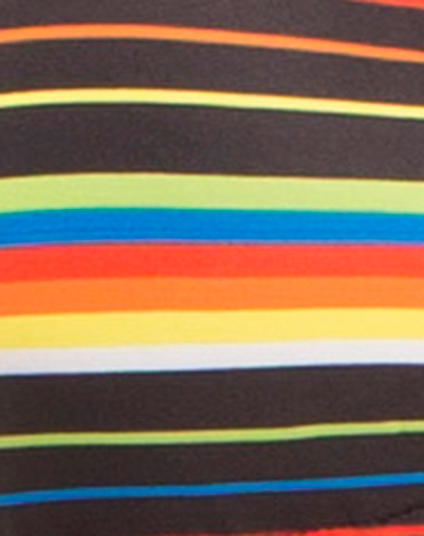 Image de Sherbet Tie Bikini Bottom in Rainbow