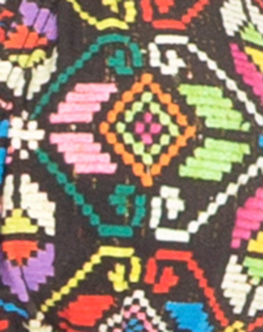 Image of Sherbet Triangle Bikini Bottoms in La Boheme