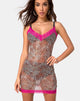 Image de Sheys Dress Mini Tiger Mesh with Violet Lace