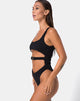 Image de Shila Maillot de bain découpé en noir Boucle
