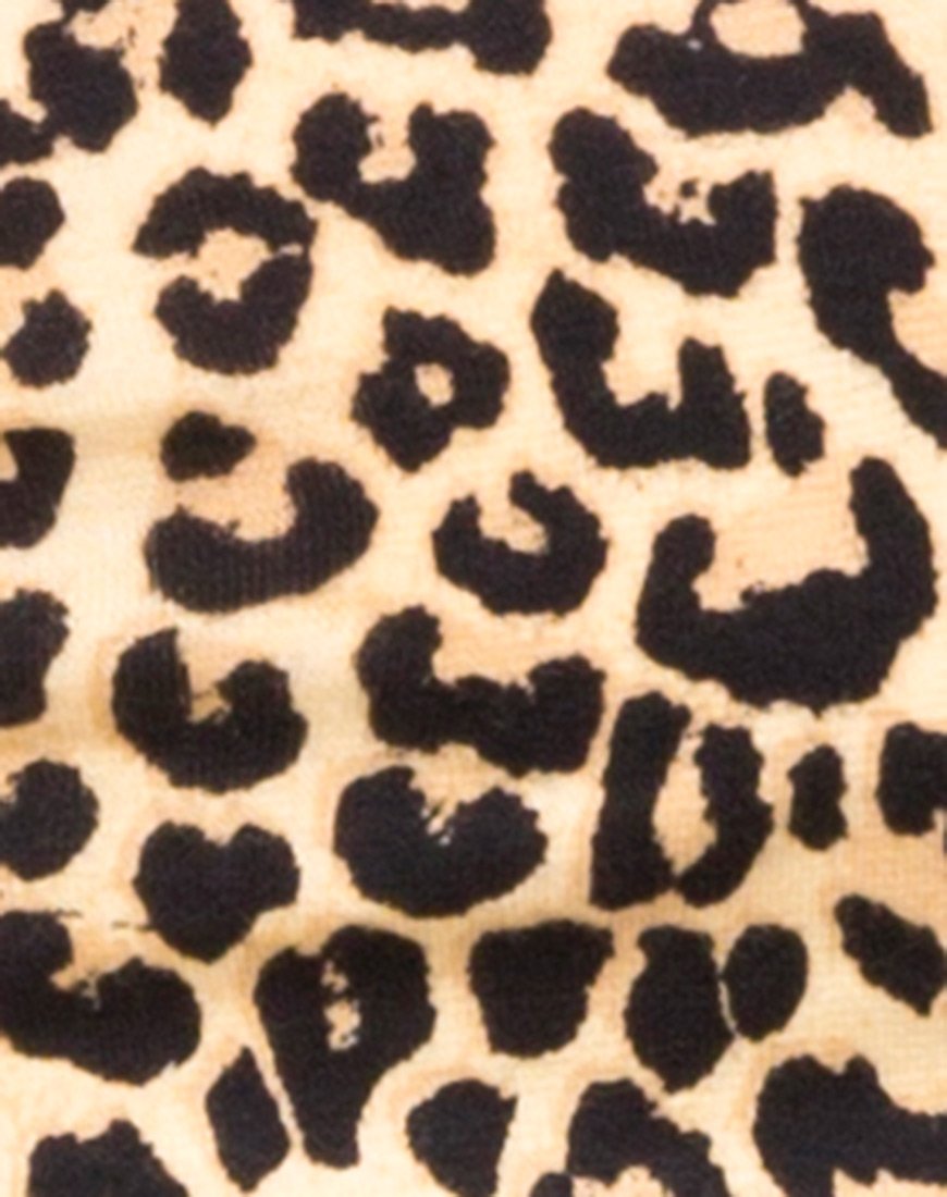 Image de Shim Cutout Crop Top in Rar Leopard