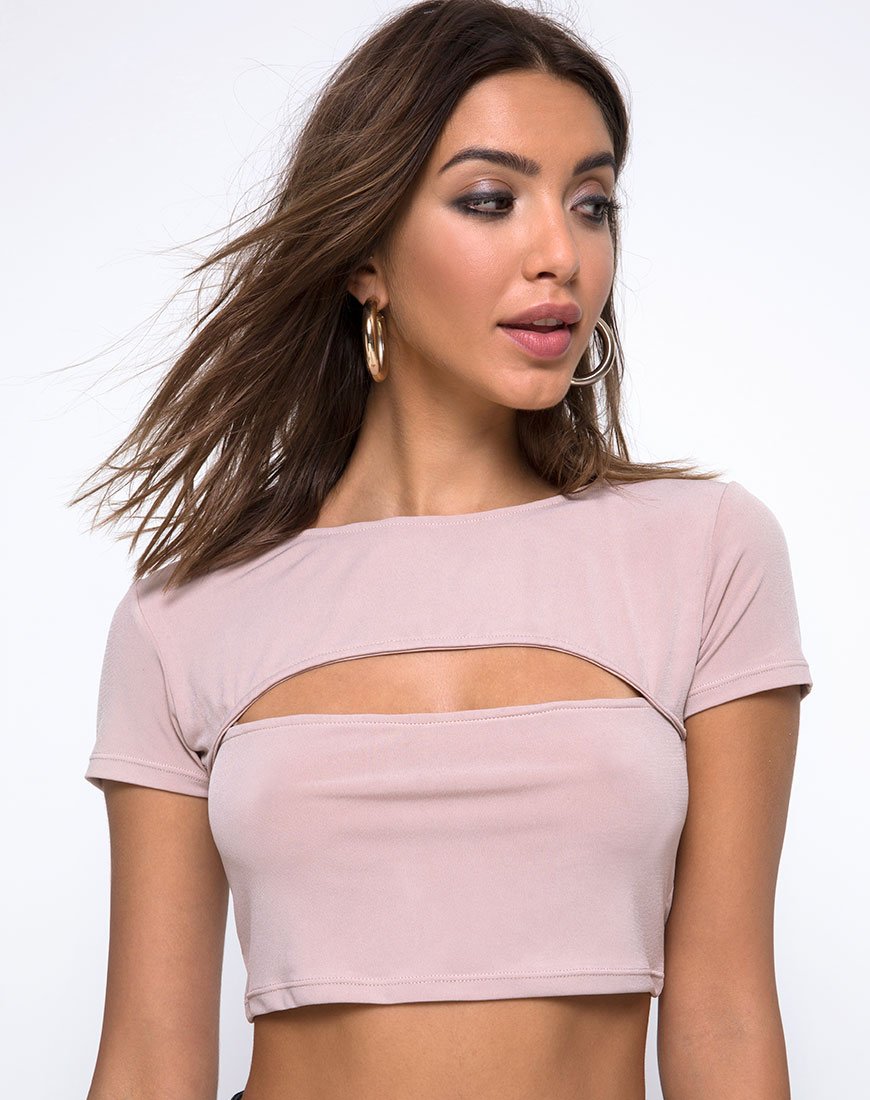 Image de Shim Cutout Top in Nude
