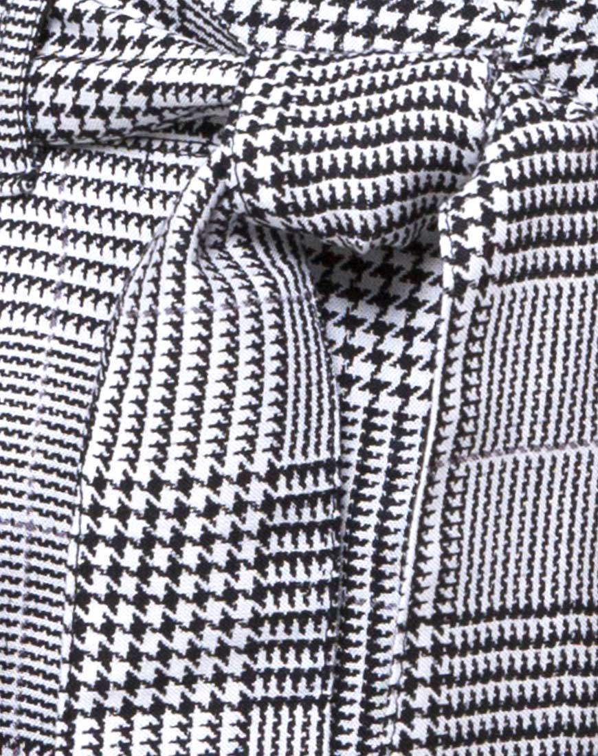 Image de Melange Short taille haute en gris Charles Check