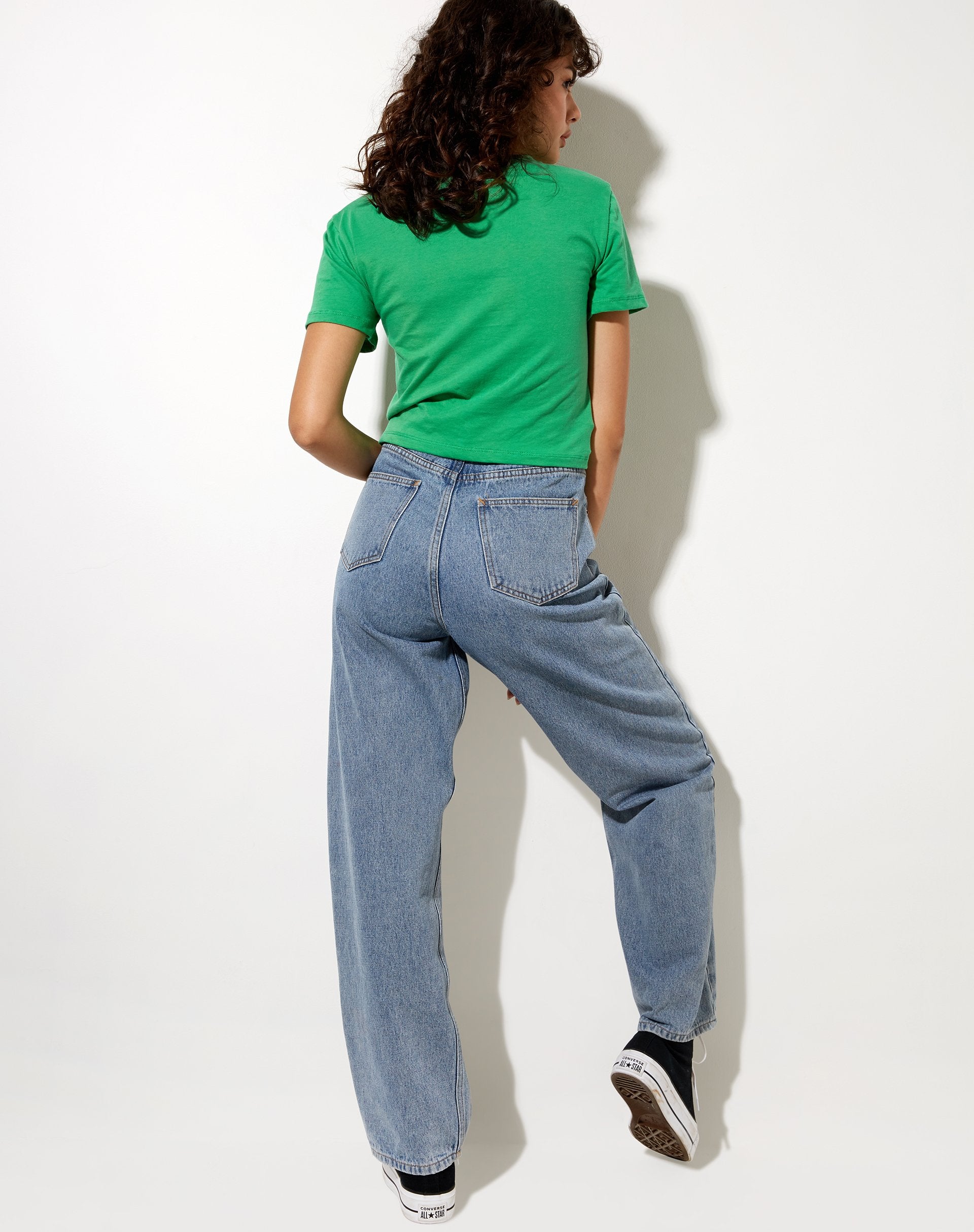 Image de Shrunk Tee in Green Lucky you