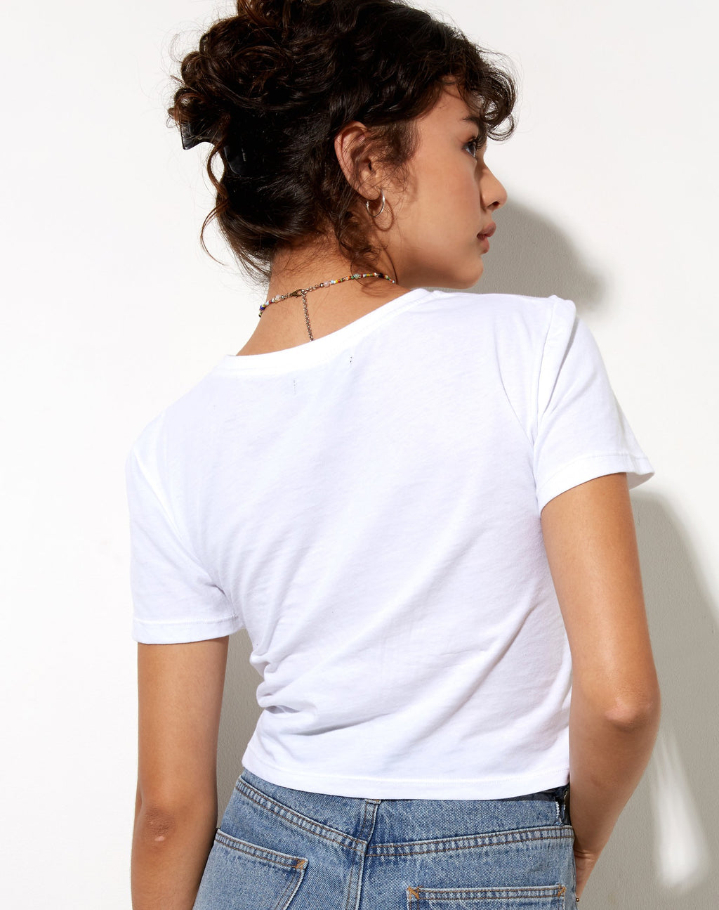 Tee-shirt Shrunk en blanc Don't Stress Do Your Best