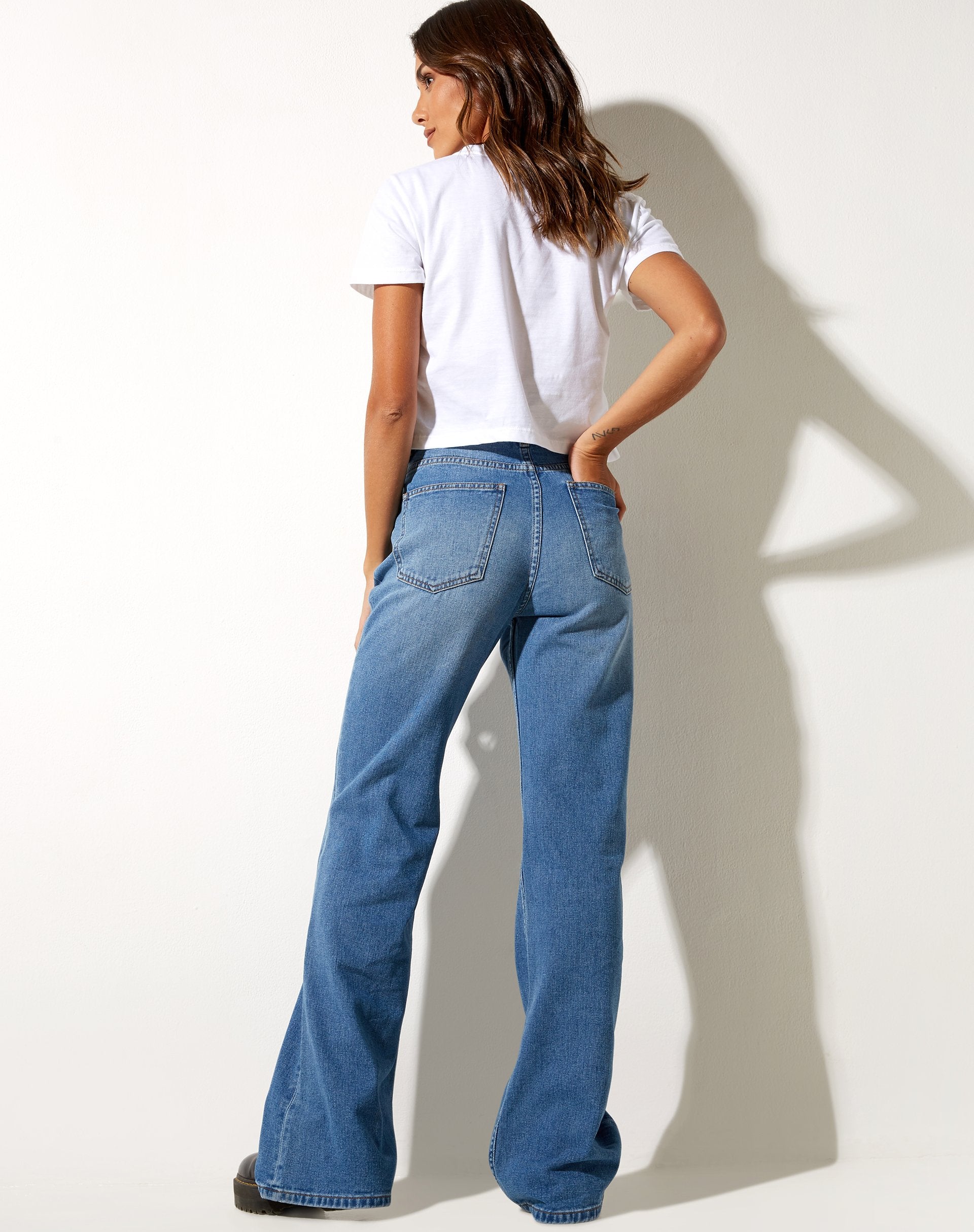 Image de Shrunk Tee in White Mon Petit Pois