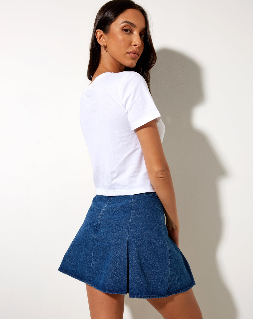 Tee-shirt Shrunk en blanc Wild Soul