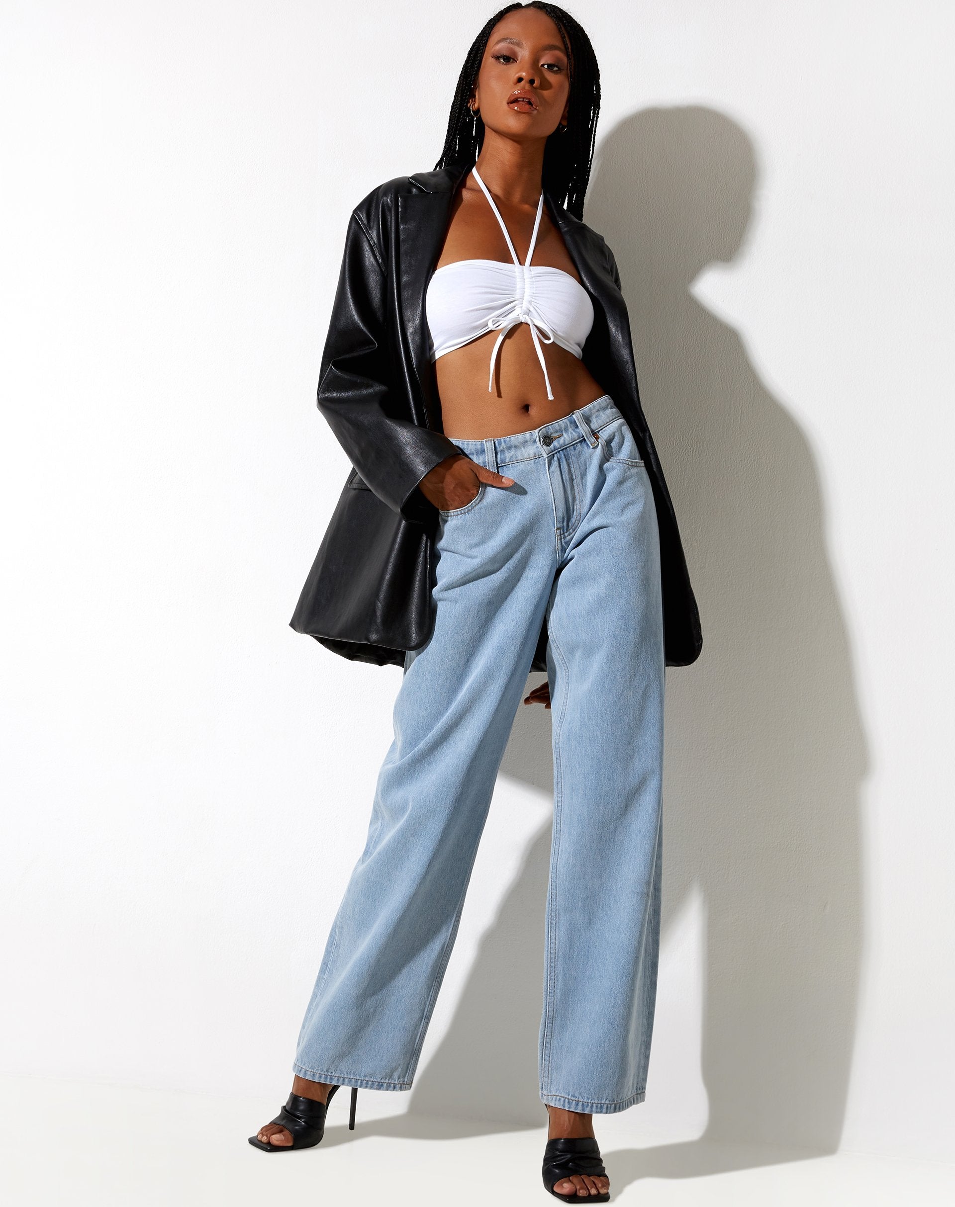 Image de Shuji Crop Top in White