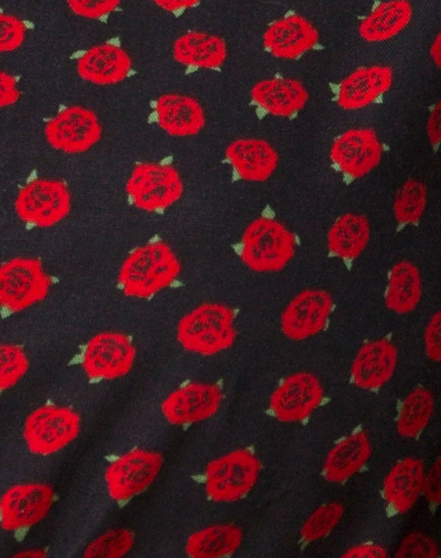 Image de Sibel Top in Dotty Rose Black