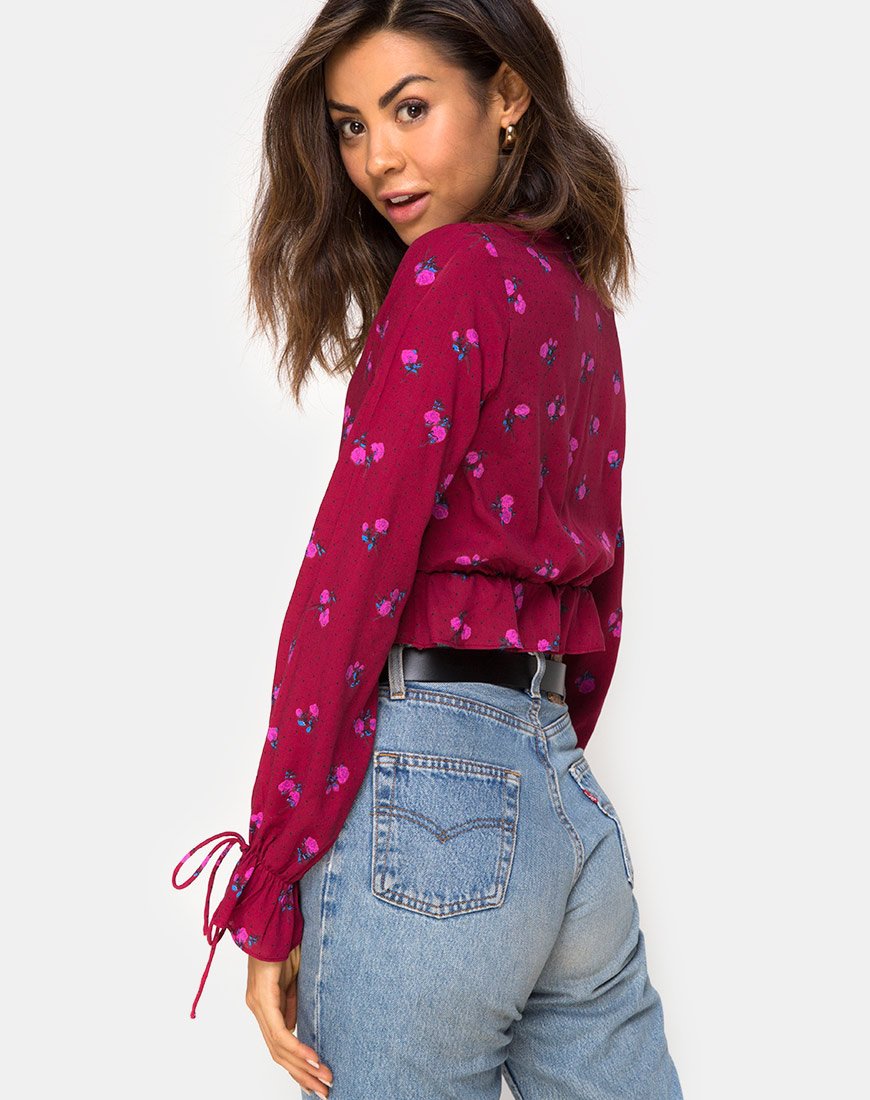 Top Sibel en Magenta Rose Pink