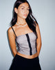 Image de Sikka Corset Top in Black Mesh